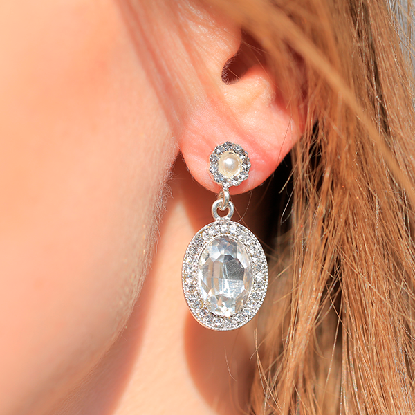 Diamond Drop Earrings