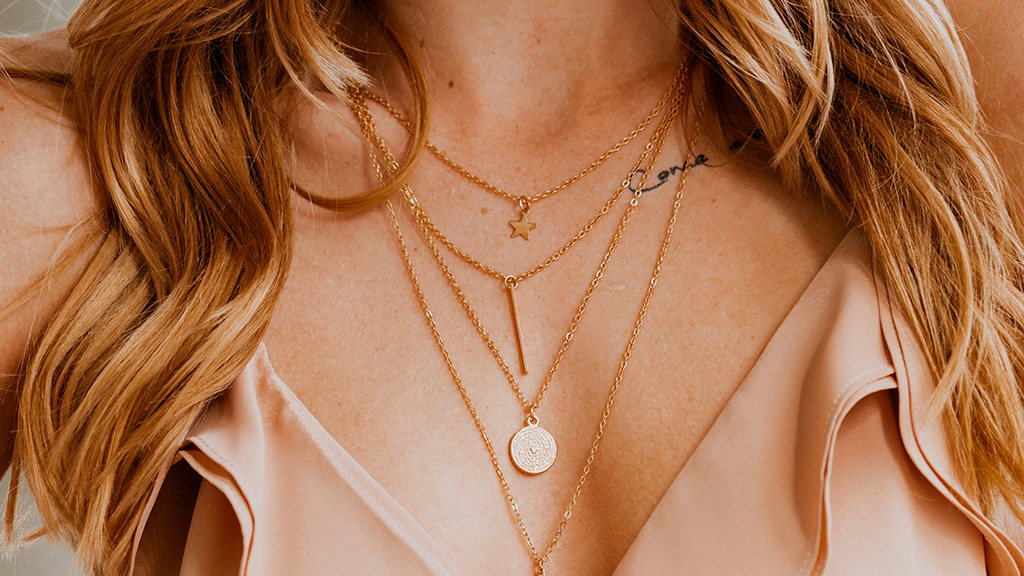 Layered necklaces